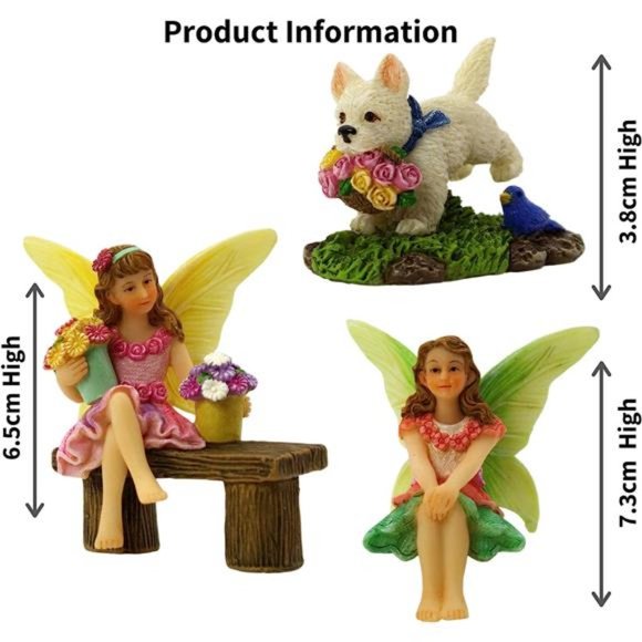 Fairy Garden Accessories – Fairy Garden Fairies - Fairy Garden Kit,with Fairies - Picture 2 of 5